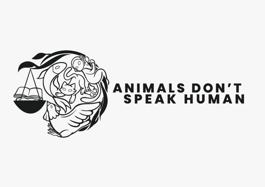 Animals don't speak human logo